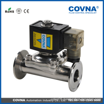 Flange Stainless Steel Sanitary solenoid Valve for soft drink ,drinking water